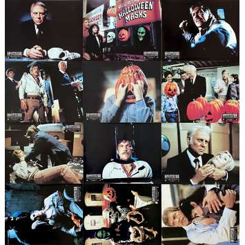 HALLOWEEN III SEASON OF THE WITCH Vintage Lobby Cards x12 - 9x12 in. - 1982 - Tommy Lee Wallace, Tom Atkins