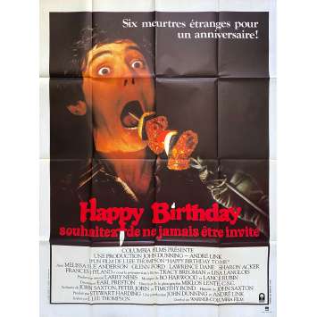 HAPPY BIRTHDAY TO ME Vintage Movie Poster- 47x63 in. - 1981 - J. Lee Thompson, Melissa Sue Anderson