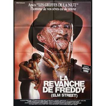 LA REVANCHE DE FREDDY Affiche de cinéma- 120x160 cm. - 1985 - Robert Englund, Jack Sholder