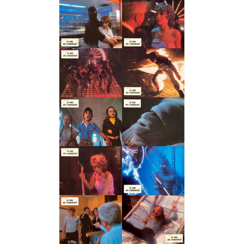 PROM NIGHT Vintage Lobby Cards x10 - 9x12 in. - 1980 - Paul Lynch, Jamie Lee Curtis