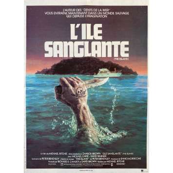 THE ISLAND Vintage Movie Poster- 15x21 in. - 1980 - Michael Ritchie, Michael Caine