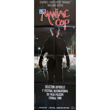 MANIAC COP Vintage Movie Poster- 23x63 in. - 1988 - William Lustig, Bruce Campbell