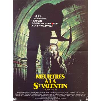 MY BLOODY VALENTINE Vintage Movie Poster- 15x21 in. - 1981 - George Mihalka, Paul Kelman