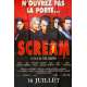 SCREAM Affiche de cinéma- 120x170 cm. - 1996 - Neve Campbell, Wes Craven