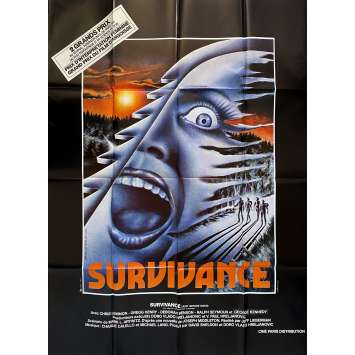 SURVIVANCE Affiche de cinéma- 120x160 cm. - 1981 - George Kennedy, Jeff Lieberman