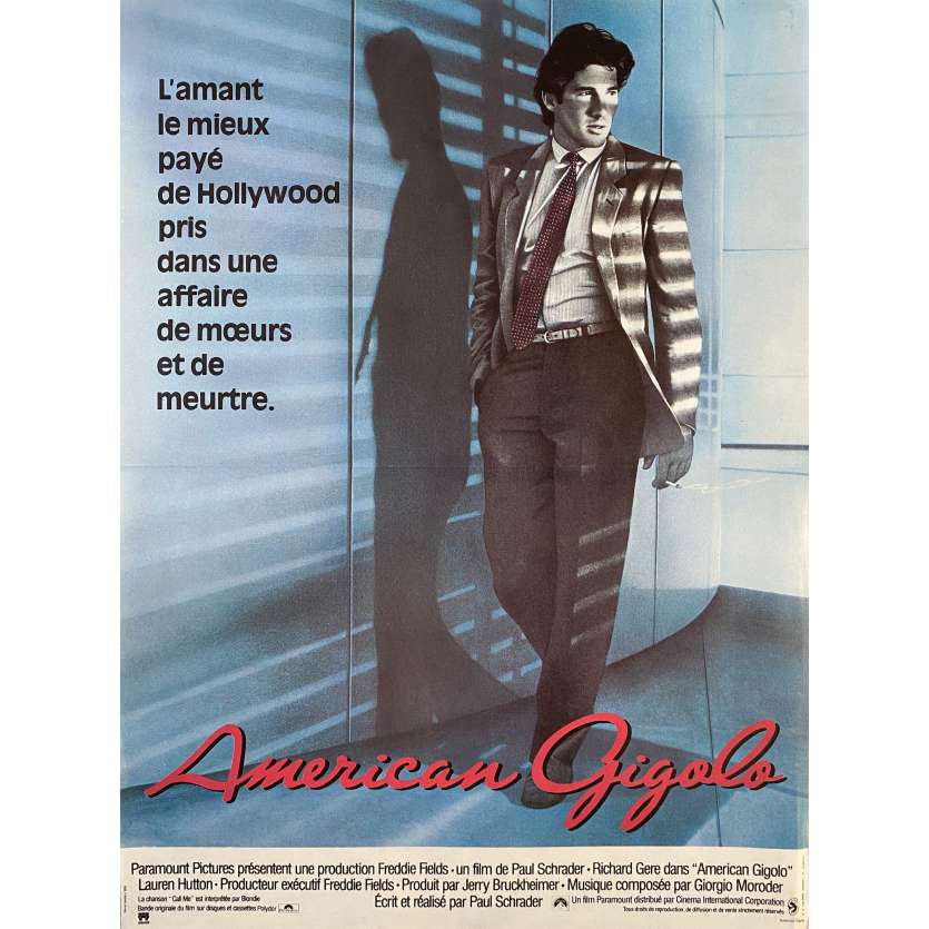 AMERICAN GIGOLO Vintage Movie Poster- 15x21 in. - 1980 - Paul Schrader, Richard Gere