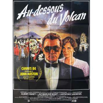 AU DESSOUS DU VOLCAN Affiche de cinéma- 120x160 cm. - 1984 - Albert Finney, John Huston