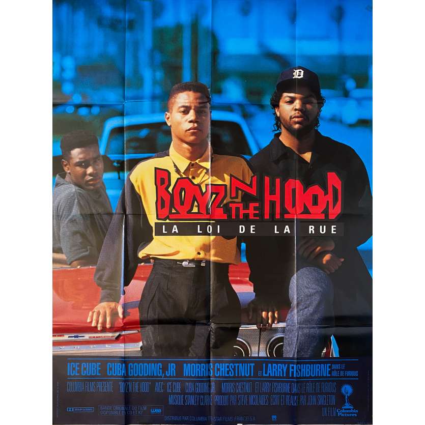 BOYZ N THE HOOD Affiche de cinéma- 120x160 cm. - 1991 - Cuba Gooding Jr., Laurence Fishburne, John Singleton