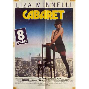 CABARET Vintage Movie Poster- 15x21 in. - 1972/R1980 - Bob Fosse, Liza Minnelli