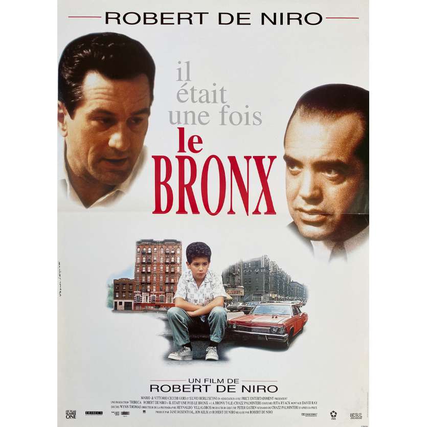 A BRONX TALE Vintage Movie Poster- 15x21 in. - 1993 - Robert De Niro, Chazz Palminteri