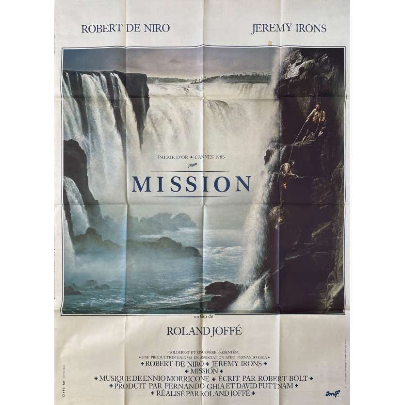 MISSION Vintage Movie Poster- 47x63 in. - 1986 - Roland Joffé, Robert de Niro