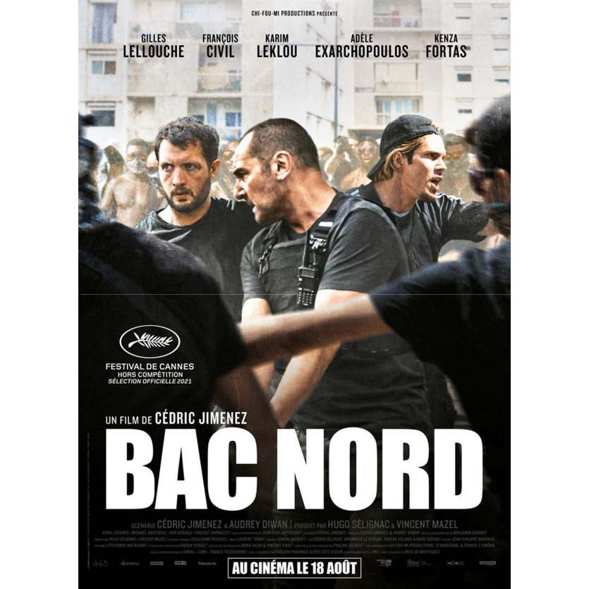 BAC NORD Affiche de cinéma- 40x54 cm. - 2021 - Gilles Lellouche, Cédric Jimenez