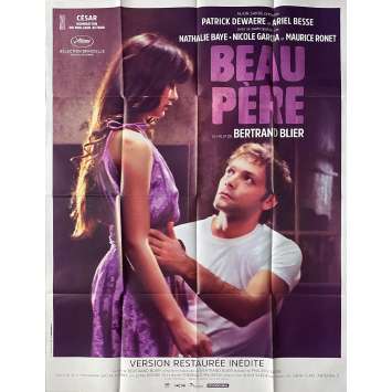 BEAU PERE Vintage Movie Poster- 47x63 in. - 1981/R2000 - Bertrand Blier, Patrick Dewaere
