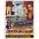 L'INSPECTEUR AIME LA BAGARRE Vintage Movie Poster- 14x21 in. - 1957 - Jean Devaivre, Paul Meurisse