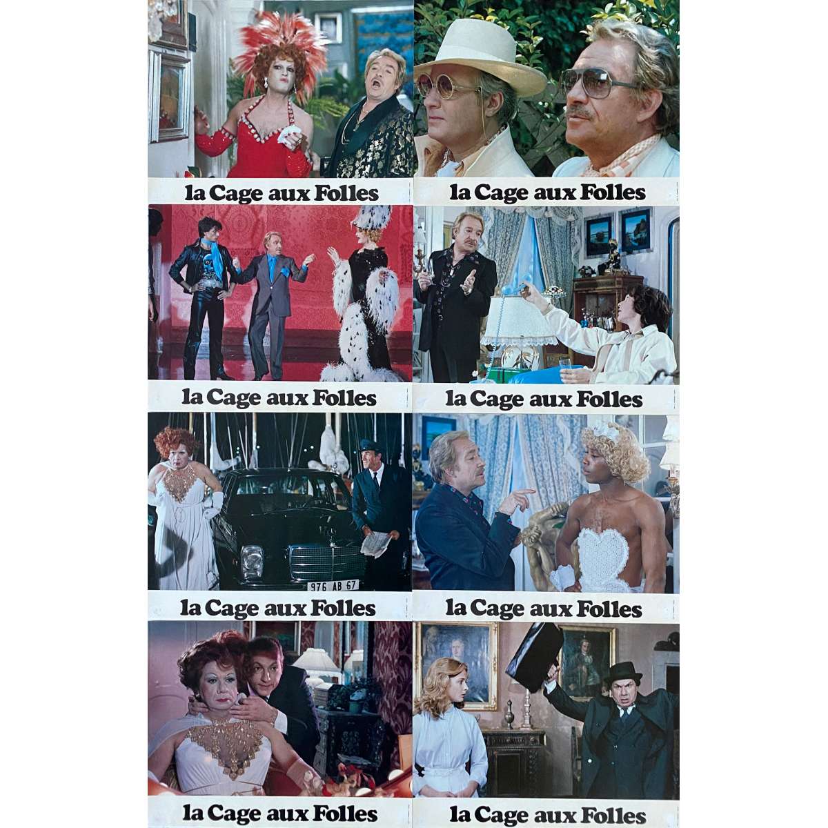 Photos D exploitation Fran aises De LA CAGE AUX FOLLES 21x30 Cm X8 L1