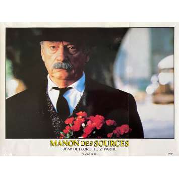 MANON OF THE SPRING Vintage Lobby Card N15 - 12x15 in. - 1986 - Claude Berri, Yves Montand