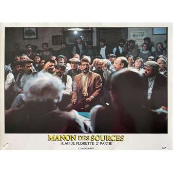 MANON OF THE SPRING Vintage Lobby Card N14 - 12x15 in. - 1986 - Claude Berri, Yves Montand