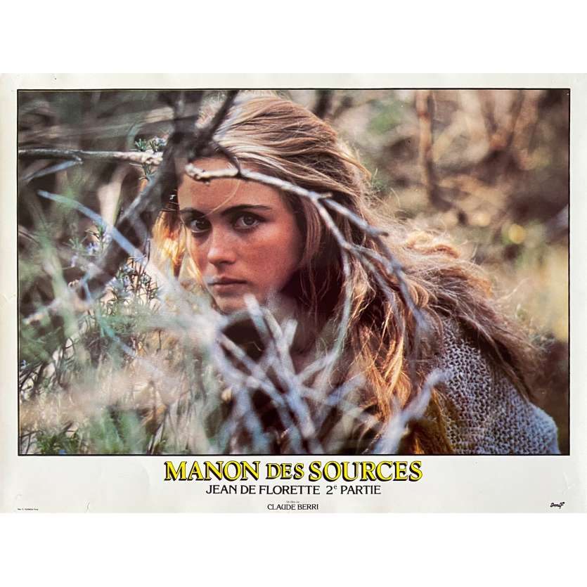 MANON OF THE SPRING Vintage Lobby Card N13 - 12x15 in. - 1986 - Claude Berri, Yves Montand