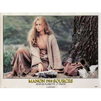 MANON OF THE SPRING Vintage Lobby Card N12 - 12x15 in. - 1986 - Claude Berri, Yves Montand