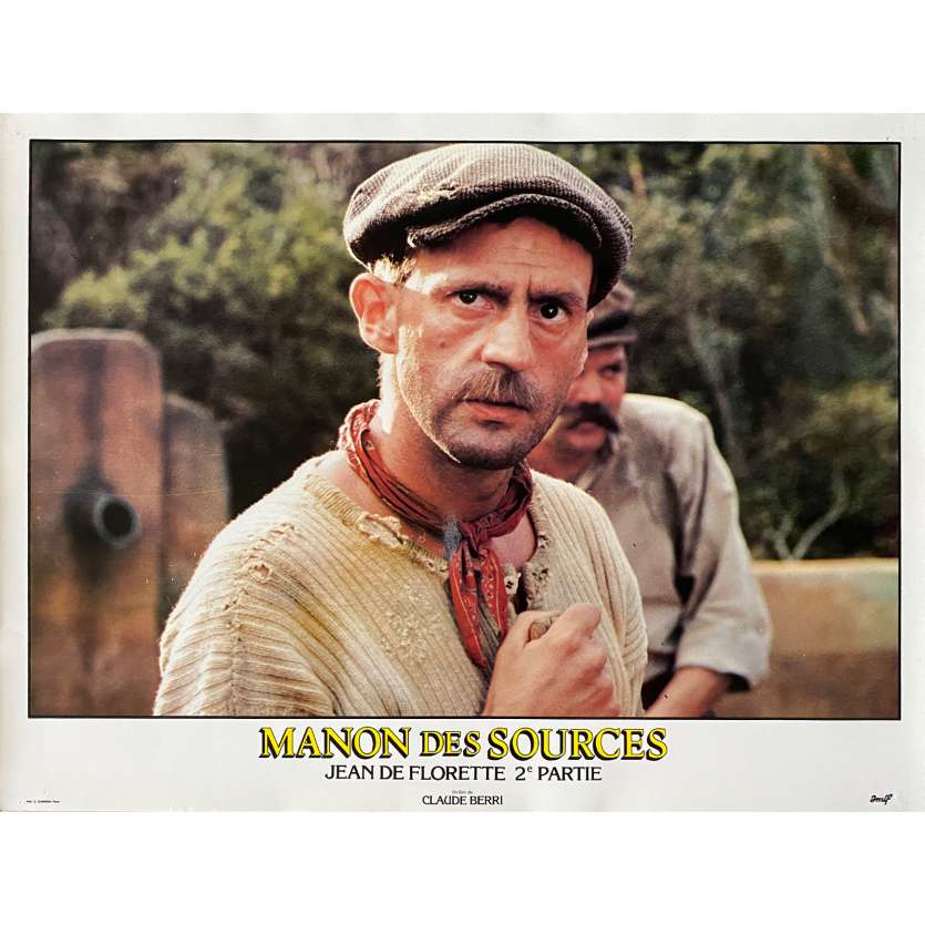 MANON DES SOURCES Photo de film N09 - 30x40 cm. - 1986 - Yves Montand, Claude Berri