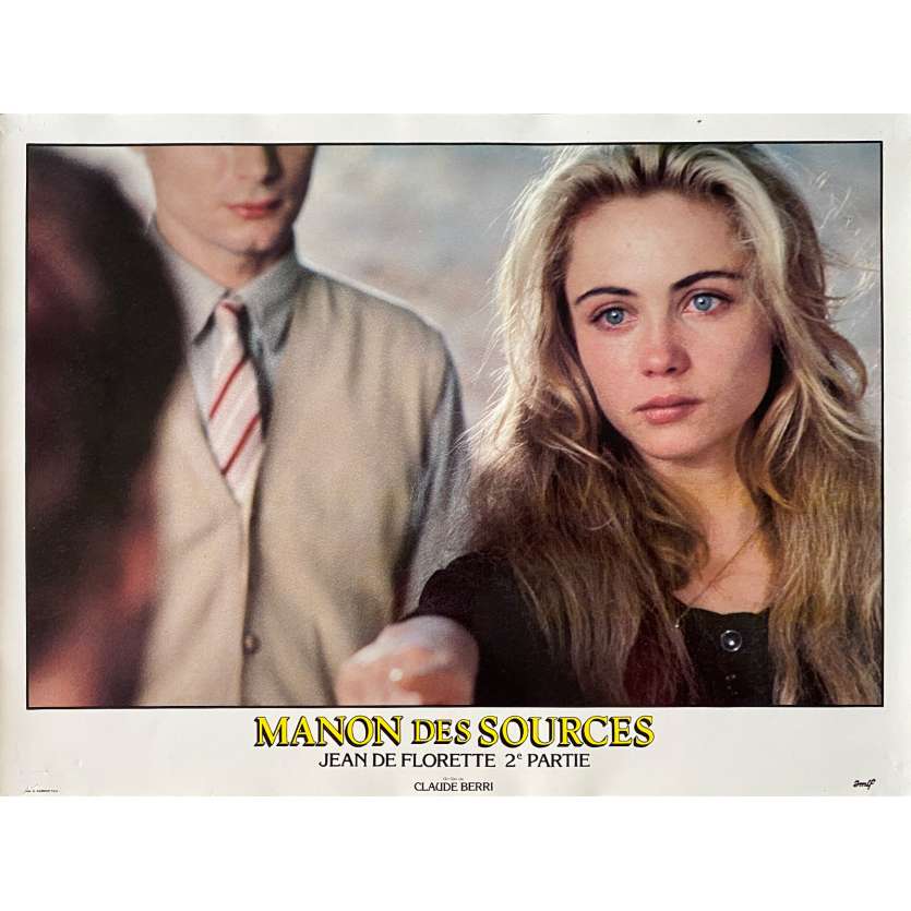 MANON OF THE SPRING Vintage Lobby Card N08 - 12x15 in. - 1986 - Claude Berri, Yves Montand