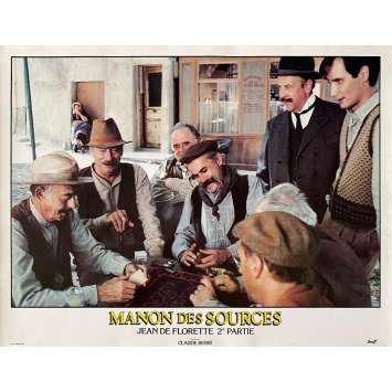 MANON OF THE SPRING Vintage Lobby Card N07 - 12x15 in. - 1986 - Claude Berri, Yves Montand