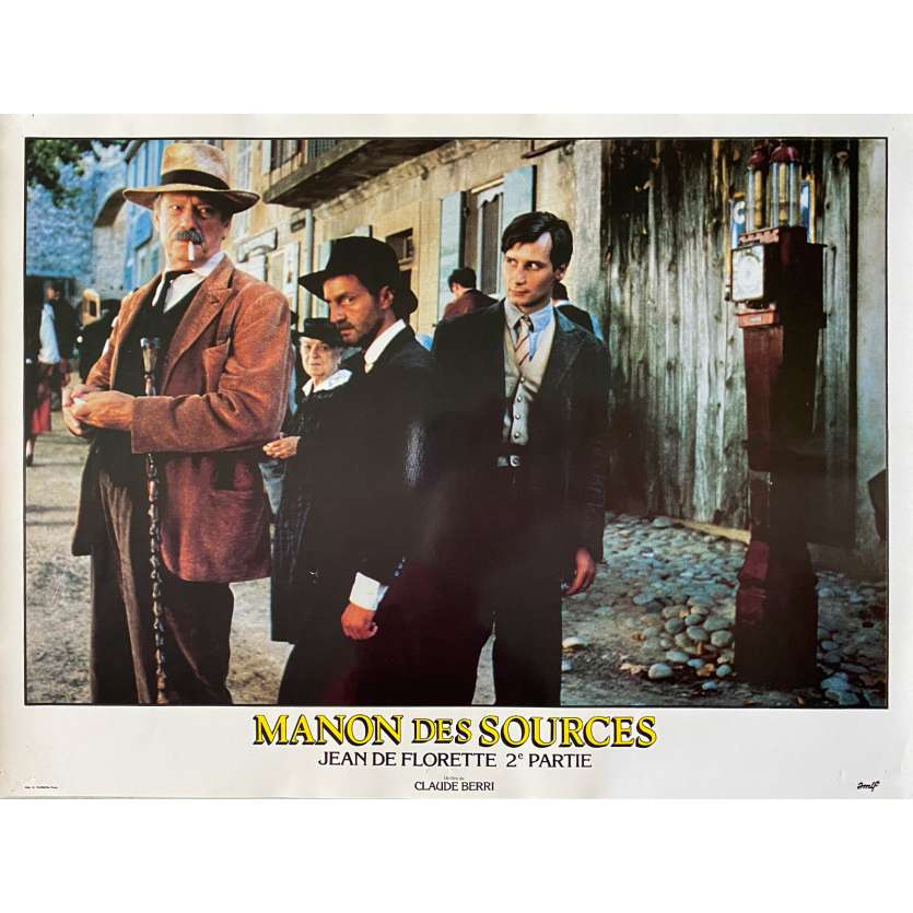 MANON DES SOURCES Photo de film N04 - 30x40 cm. - 1986 - Yves Montand, Claude Berri