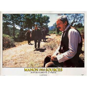 MANON DES SOURCES Photo de film N02 - 30x40 cm. - 1986 - Yves Montand, Claude Berri