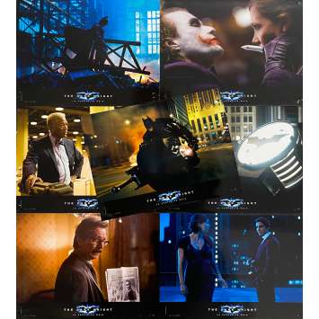BATMAN THE DARK KNIGHT Photos de film x7 - 21x30 cm. - 2008 - Heath Ledger, Christopher Nolan