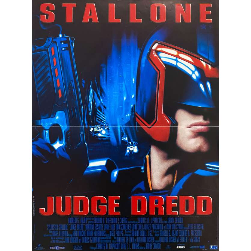 JUDGE DREDD affiche de cinéma- 40x54 cm. - 1995 - Sylvester Stallone, Danny Cannon