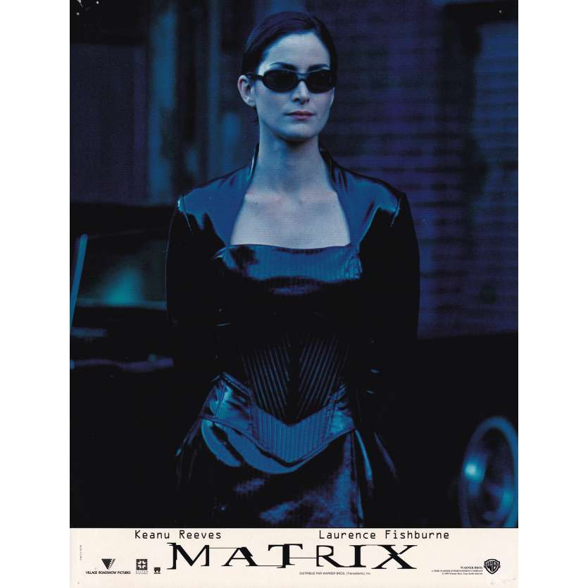 MATRIX Vintage Lobby Card N01 - 9x12 in. - 1999 - Andy et Lana Wachowski, Keanu Reeves