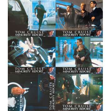 MINORITY REPORT Photos de film x6 - 21x30 cm. - 2002 - Tom Cruise, Steven Spielberg