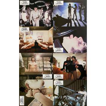 CLOCKWORK ORANGE Vintage Lobby Cards x8 - 9x12 in. - 1971/R1980 - Stanley Kubrick, Malcom McDowell