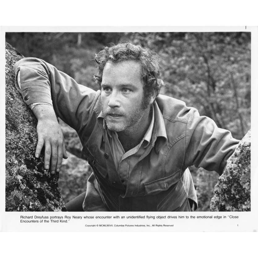 RENCONTRES DU TROISIEME TYPE Photo de presse CE-1 - 20x25 cm. - 1977 - Richard Dreyfuss, Steven Spielberg