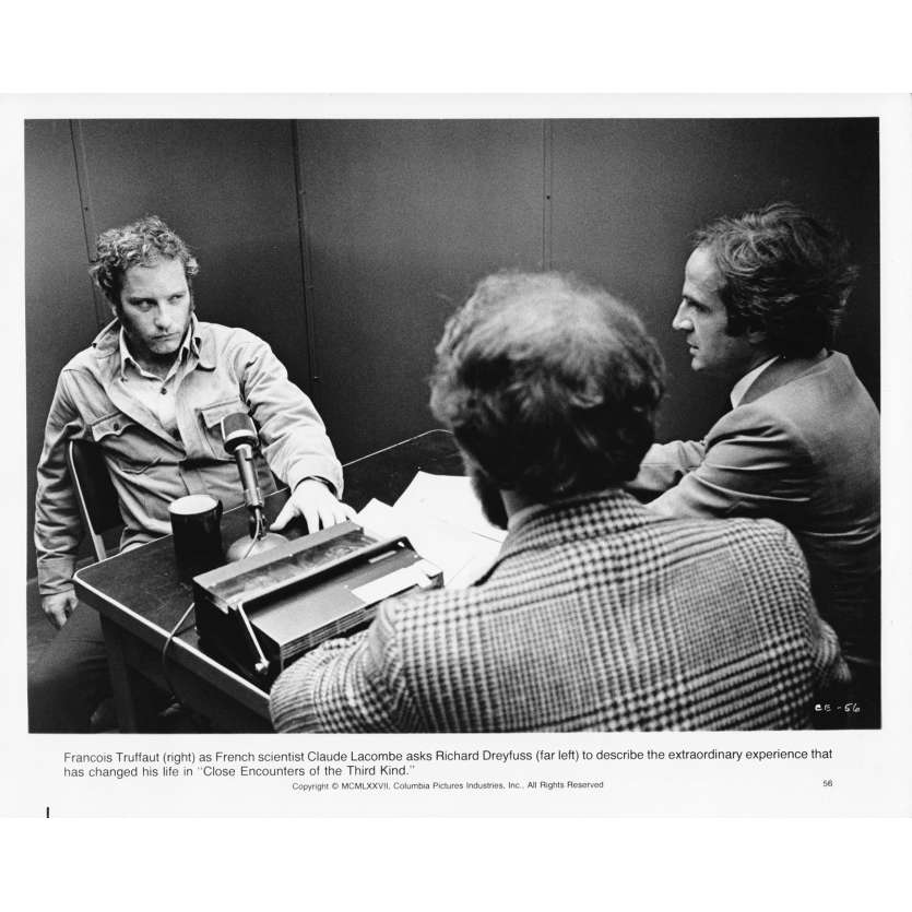 RENCONTRES DU TROISIEME TYPE Photo de presse CE-56 - 20x25 cm. - 1977 - Richard Dreyfuss, Steven Spielberg