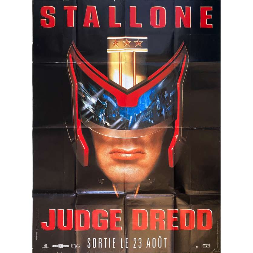 JUDGE DREDD Original Movie Poster- 47x63 in. - 1995 - Danny Cannon, Sylvester Stallone