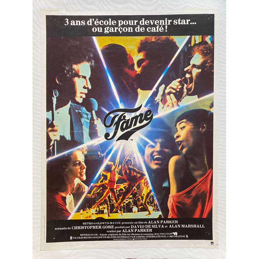 FAME Affiche de film entoilée- 40x60 cm. - 1982 - Irene Cara, Alan Parker