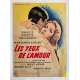 LES YEUX DE L'AMOUR Linenbacked Movie Poster- 15x21 in. - 1959 - Denys de La Patellière, Danielle Darrieux