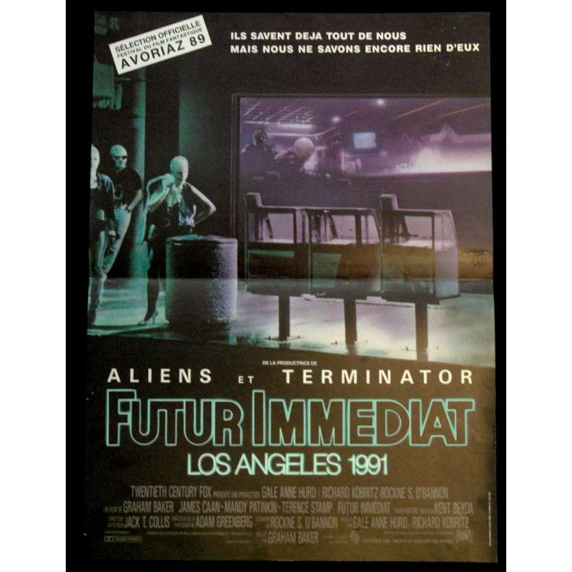 FUTUR IMMEDIAT Affiche FR '86 James Caan Alien Nation Vintage Poster