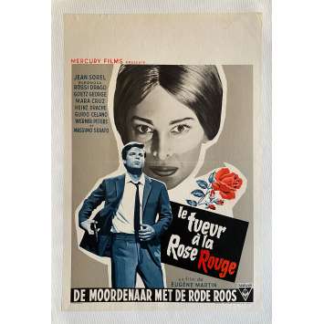 LE TUEUR A LA ROSE ROUGE Affiche de film entoilée- 35x55 cm. - 1962 - Jean Sorel, Eugenio Martín