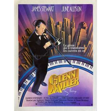 THE GLENN MILLER STORY Affiche de film entoilée- 40x60 cm. - 1954 - James Stewart, Anthony Mann
