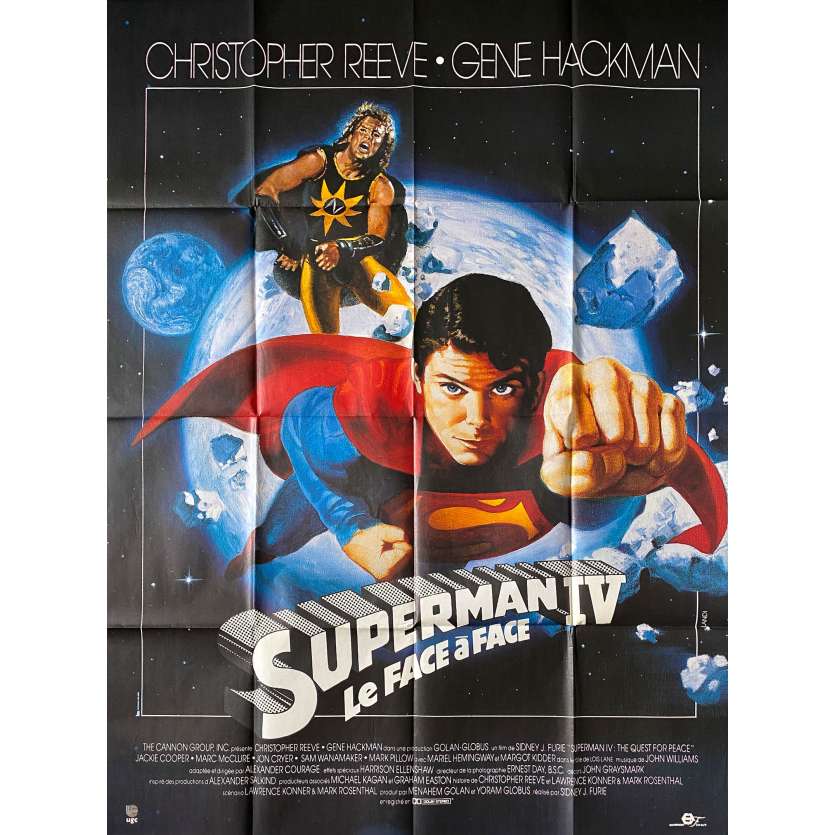 SUPERMAN IV THE QUEST FOR PEACE Movie Poster- 47x63 in. - 1987 - Sidney J. Furie, Christopher Reeve