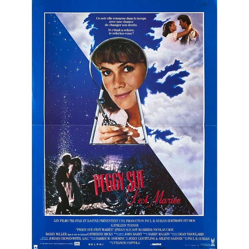 PEGGY SUE GOT MARRIED Movie Poster- 15x21 in. - 1986 - Francis Ford Coppola, Kathleen Turner