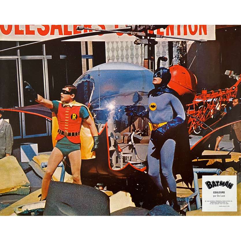 BATMAN 1966 Photo de film N03 - 21x30 cm. - 1965 - Adam West, Bob Kane