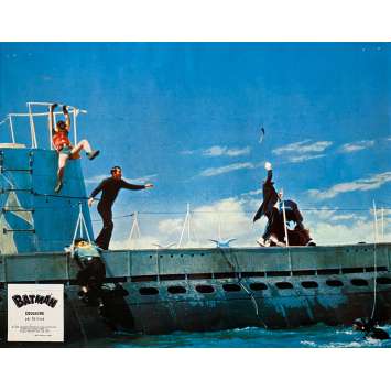 BATMAN THE MOVIE Lobby Card N04 - 9x12 in. - 1965 - Bob Kane, Adam West