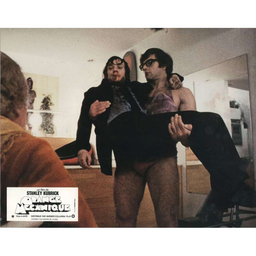 ORANGE MECANIQUE Photo 1 FR Lobby Card '71 Stanley Kubrick
