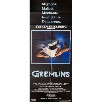 GREMLINS Movie Poster- 23x63 in. - 1984 - Joe Dante, Zach Galligan