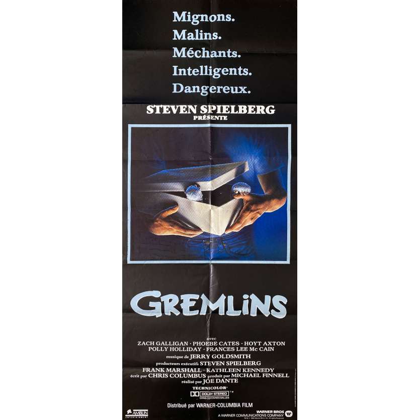 GREMLINS Affiche de cinéma- 60x160 cm. - 1984 - Zach Galligan, Joe Dante