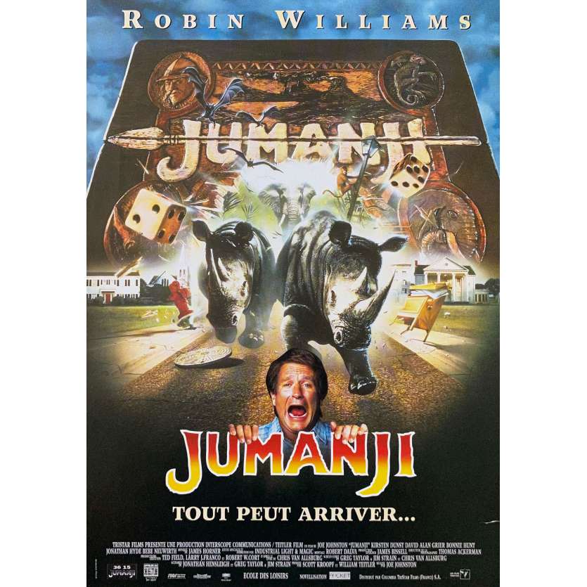 JUMANJI Herald 2p - 9x12 in. - 1995 - Joe Johnston, Robin Williams