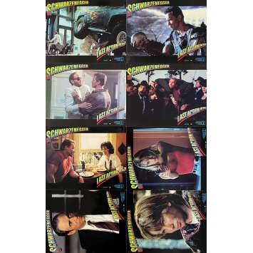 LAST ACTION HERO Lobby Cards x8 - Set B - 9x12 in. - 1993 - John McTiernan, Arnold Schwarzenegger